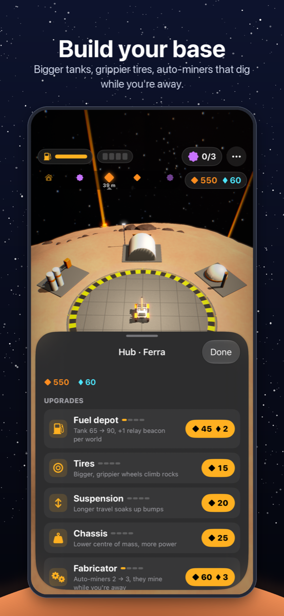 Rover Rig base with upgrades