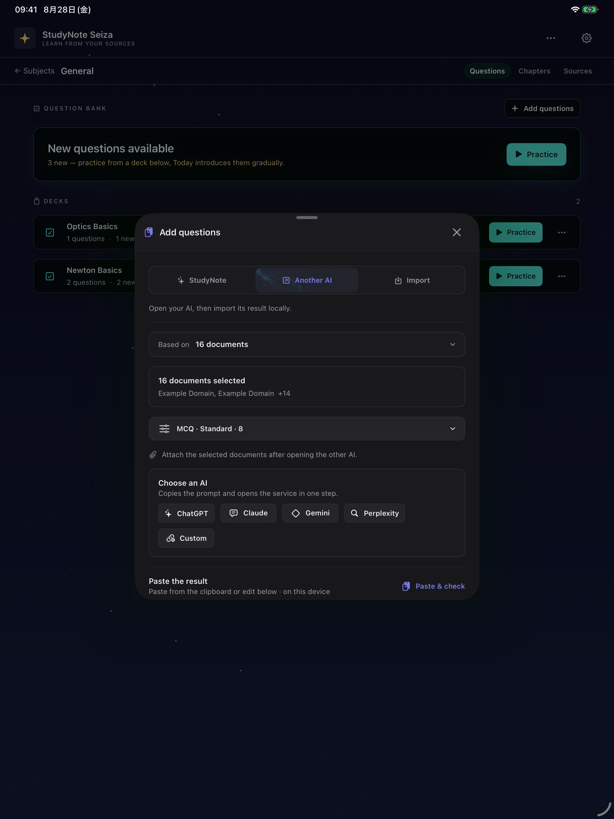 Bring your preferred AI